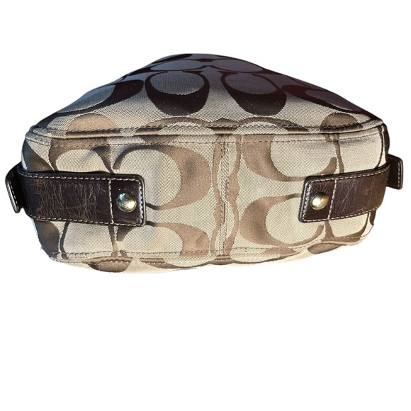 Coach Signature Brown Shoulder Bag - Picture 5 of 5